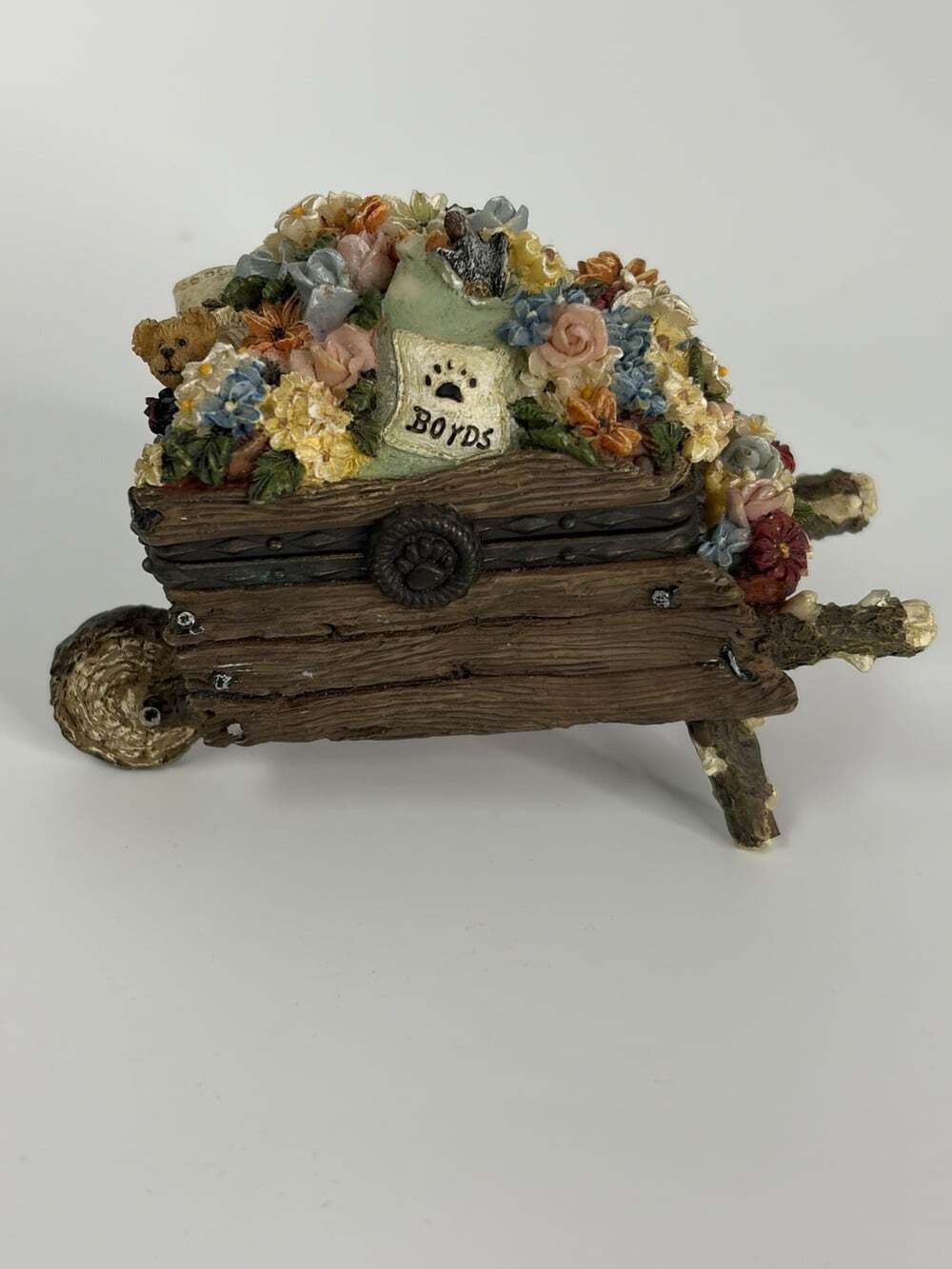 Boyds Bear Trinket Box Uncle Bean's Treasure Boxes How Does Your Garden Grow